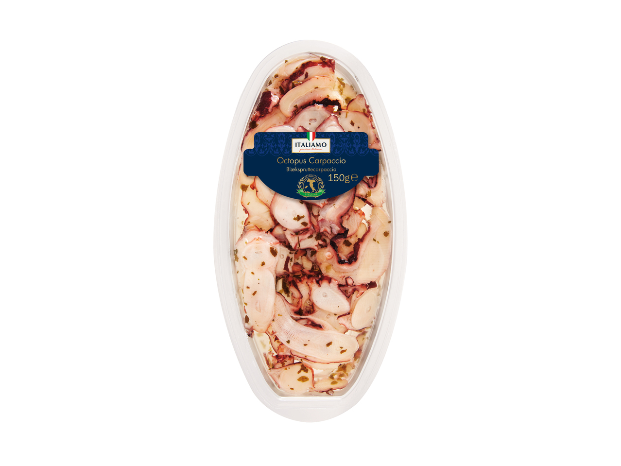 Blæksprutte carpaccio