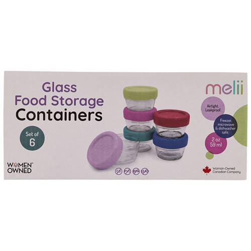 Glass Food Storage Containers 6 Pack or Countertop Drying Rack 1 Pack