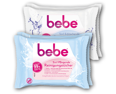 Lingettes nettoyantes pour le visage BEBE(R)