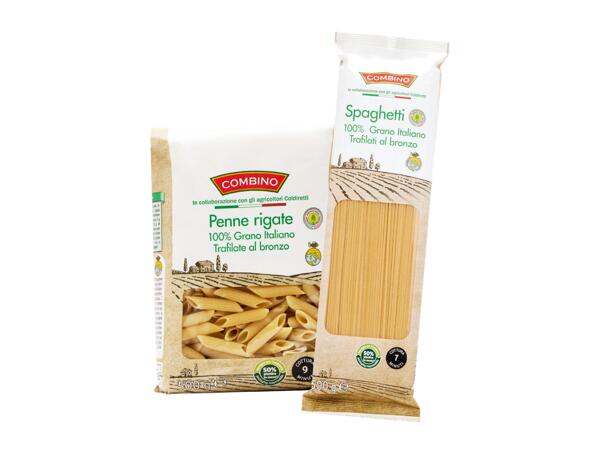 Penne rigate or Spaghetti