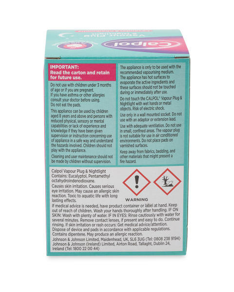 Calpol Vapour Plug In & Nightlight