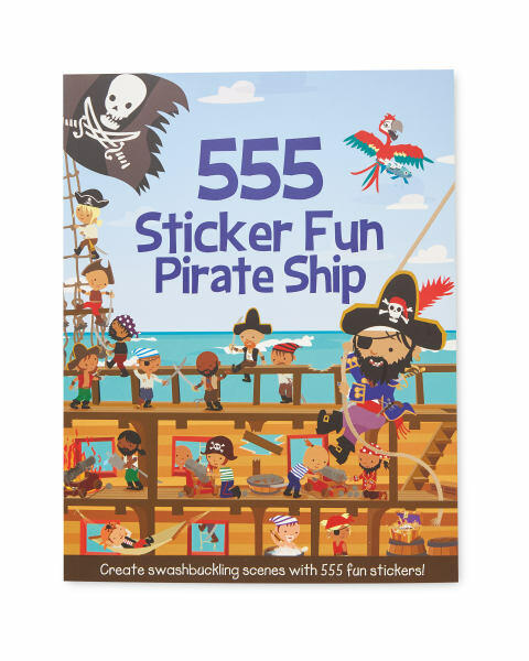 555 Pirate Ship Sticker Fun Book