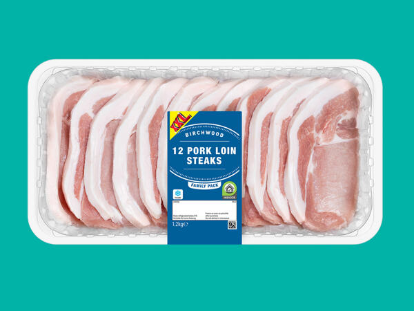Birchwood 12 Pork Loin Steaks