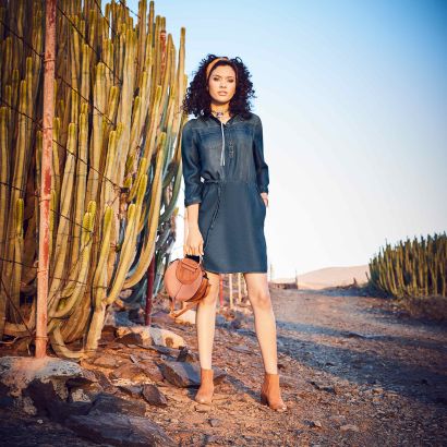Robe en jeans pour dames