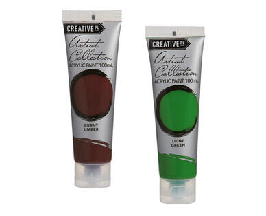 Acrylic Artist Paint Tubes 100ml