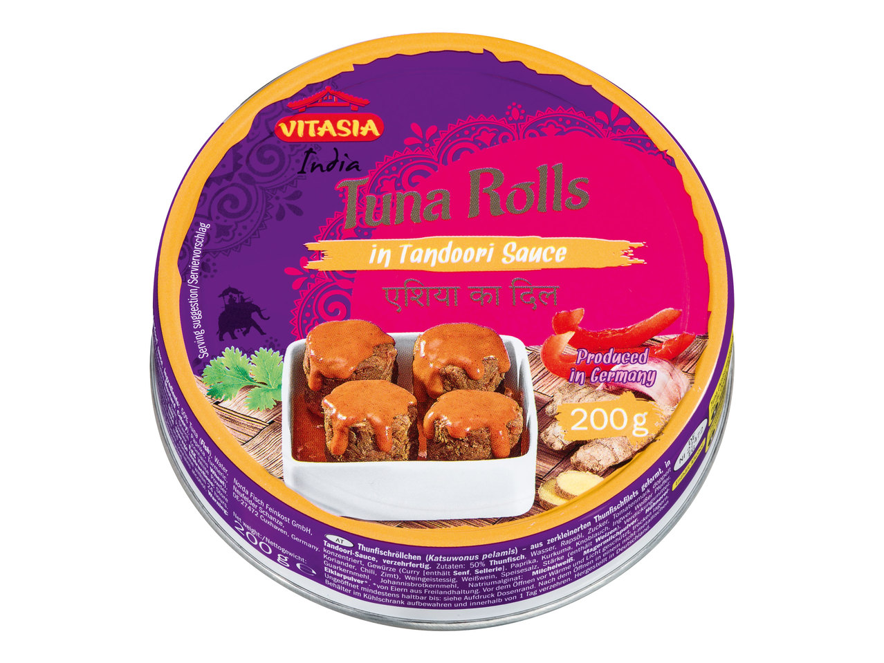 VITASIA Thunfischröllchen in Tandoori Sauce