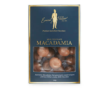 Ernest Hillier Milk Chocolate Coated Macadamias 240g