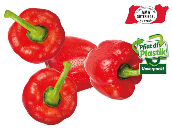 Paprika rot aus Österreich