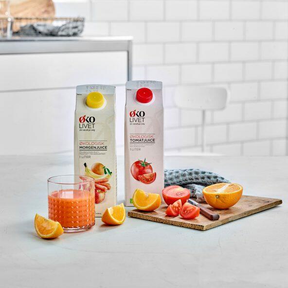 ØKOLIVET 	 				Økologisk grøntsagsjuice