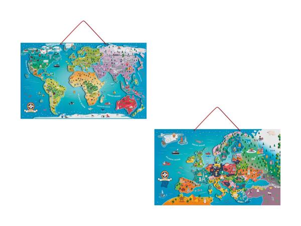 Carta geografica magnetica mondo/​Europa