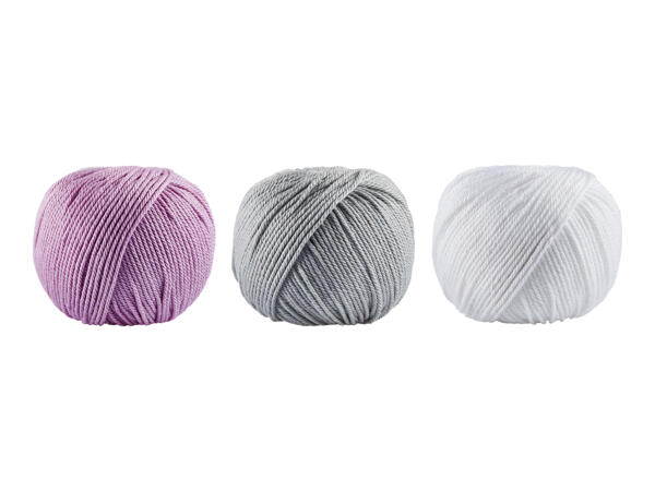 Crelando Crochet & Craft Yarn - 3 pack