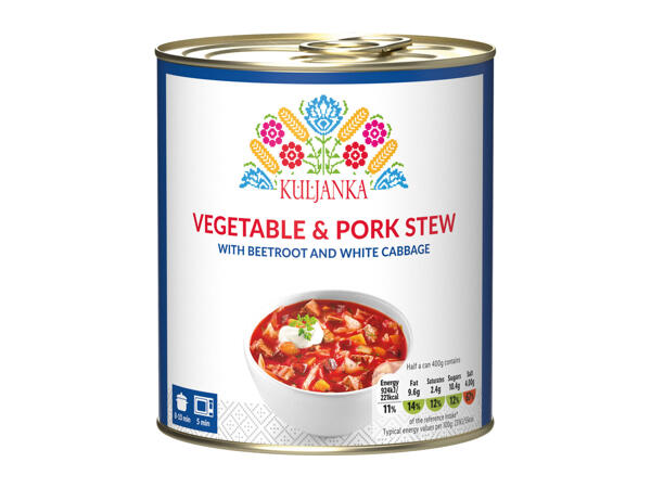 Kuljanka Vegetable & Pork Stew