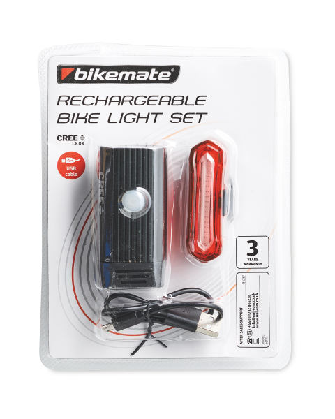 Bikemate Rechargeable Bike Lights