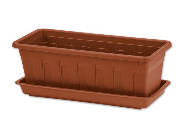 Pflanzkasten mit Untersetzer