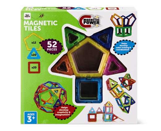 Bee Happy 
 52-Piece Magnetic Tiles