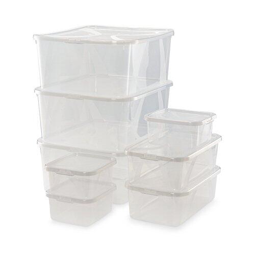 HOME CREATION Klarsichtboxen-Set, 8-teilig
