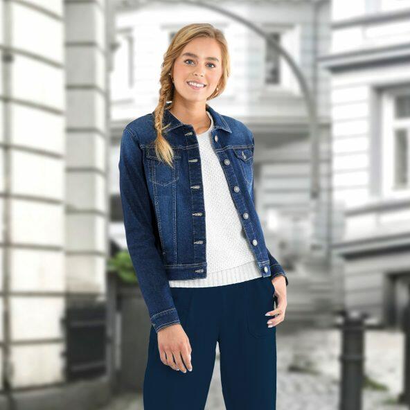 UP2Fashion(R) 				Jeansjas voor dames