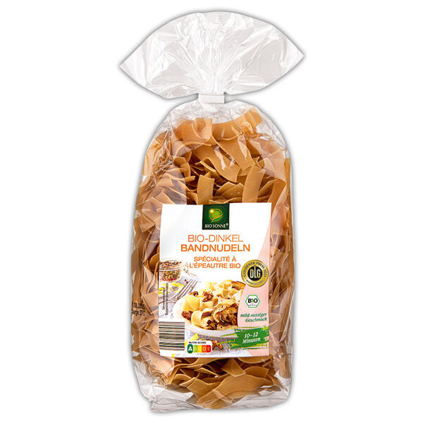 Bio-Dinkelnudeln