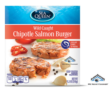 Sea Queen Wild Caught Salmon Burgers