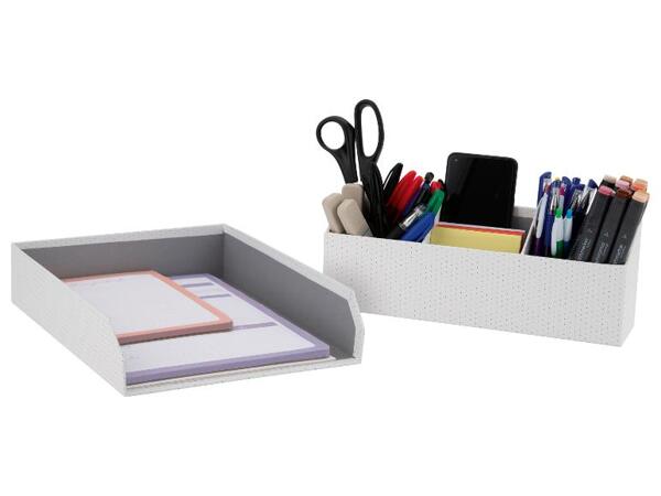 Stojan na spisy / kancelářský box / držák na tužky