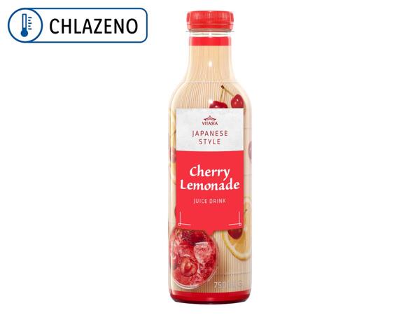 OVOCNÝ NÁPOJ S CITRONOVOU A TŘEŠŇOVOU ŠŤÁVOU