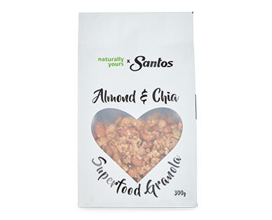 Santos Almond & Chia Superfood Granola 300g