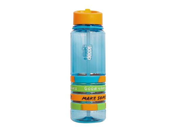 750ml Drinks Bottle - Blue/Orange