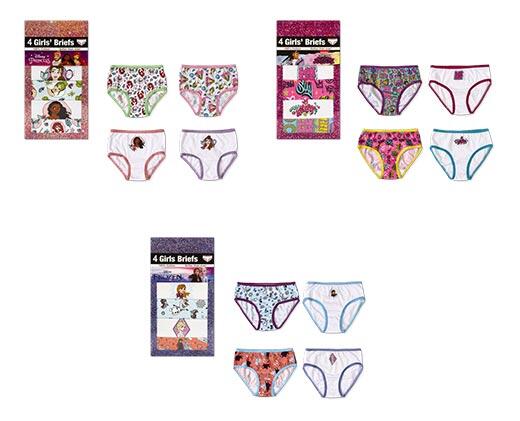 Girls' 4-Pack or Boys' 3-Pack Underwear