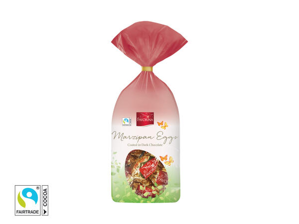 Marsipanägg i choklad
