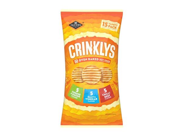 Jacob's Crinklys Variety Pack