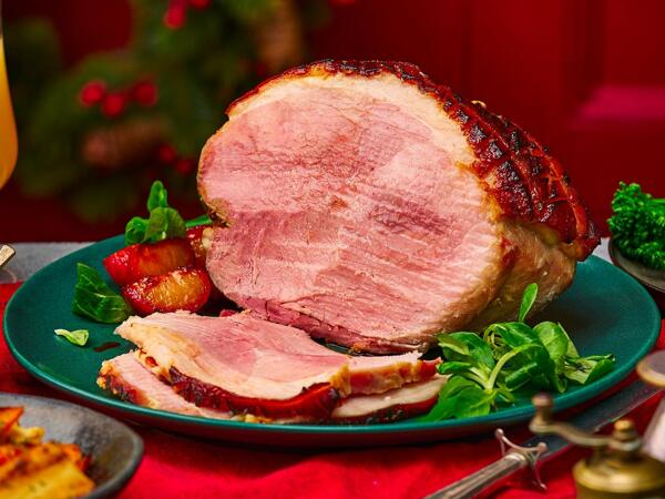 Roast Ham with Honey & Clove Glaze