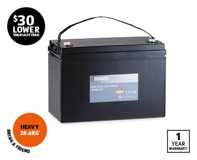 100Ah Deep Cycle Battery (AGM)