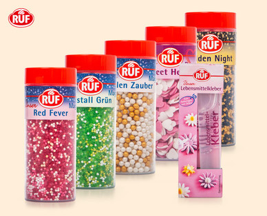 RUF Streudekor in Dosen/Lebensmittelkleber