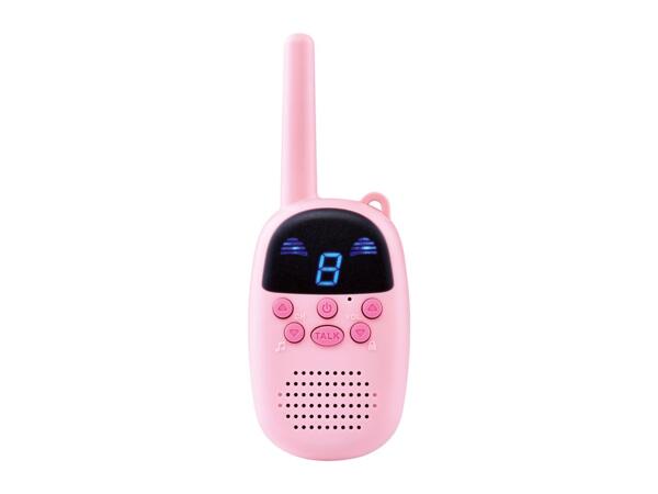 Silvercrest Kids' Walkie Talkies Pink