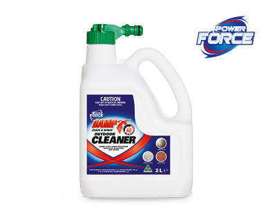 Click and Spray Outdoor or Glass Cleaner 2L