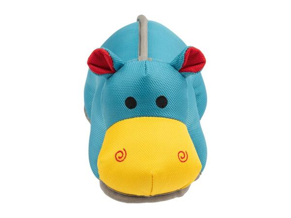 Zoofari Hippo Dog Toy
