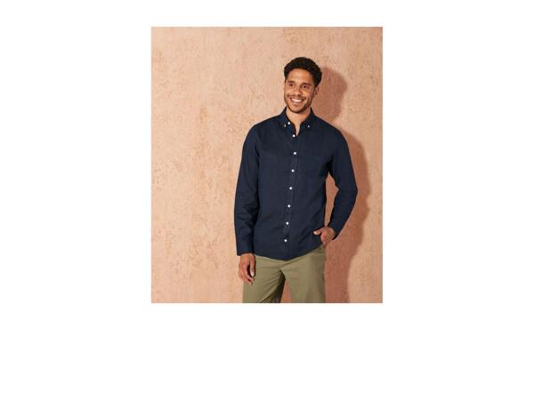 Livergy Men's Linen Blend Shirt