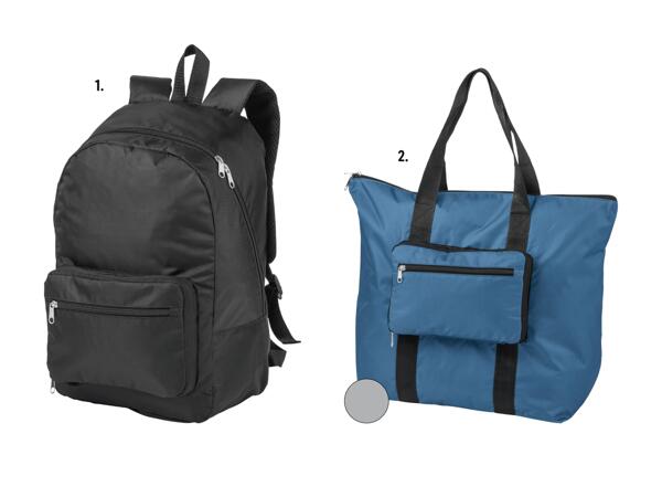 Sac à dos pliable/sac pliable