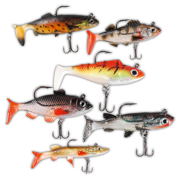 Weichköder-Set 6tlg. für Raubfische