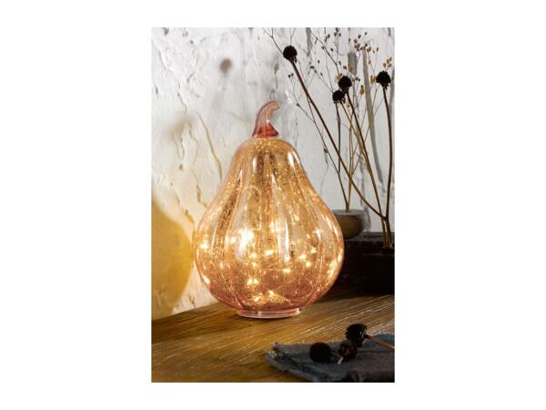 Livarno Home Golden Light-Up Decorative Pumpkin