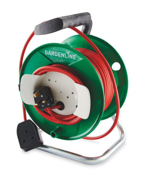 Gardenline Garden Cable Reel 25m