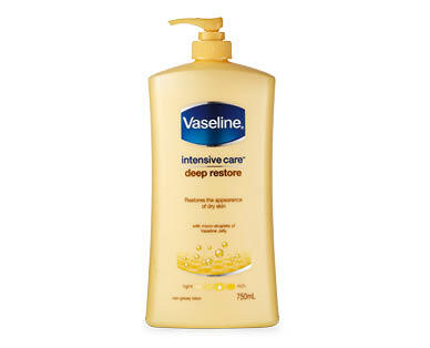 Vaseline Body Lotion Deep Restore 750ml