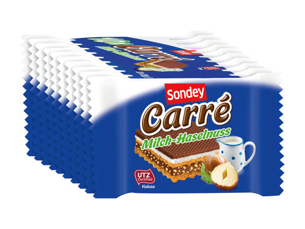 Gaufrettes lait-noisettes
