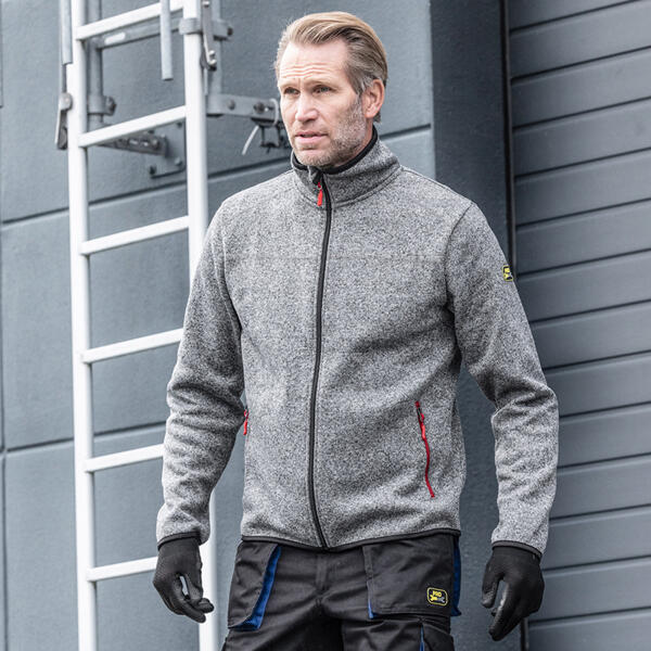 Arbeits-Strickfleece-Jacke