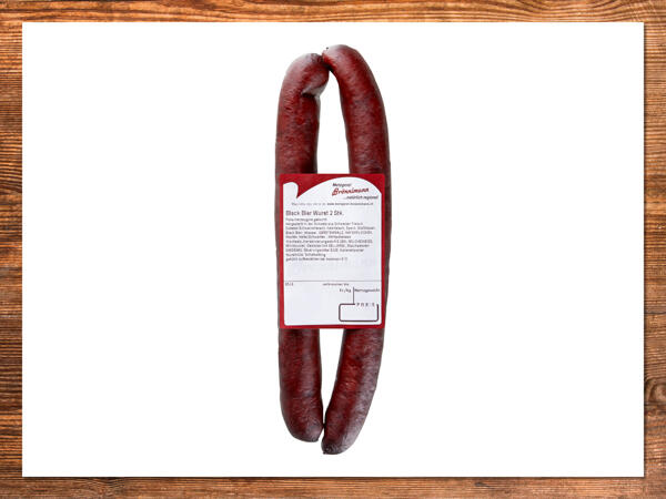 Saucisses "Black Bier Wurst"