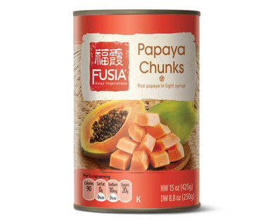 Fusia Papaya Chunks or Mango Slices