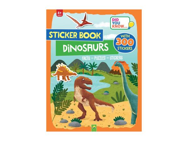 Kids' Educational Sticker Book Assortment