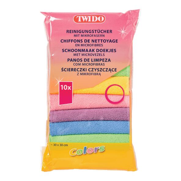 TWIDO(R) Chiffons de nettoyage, 10 pcs