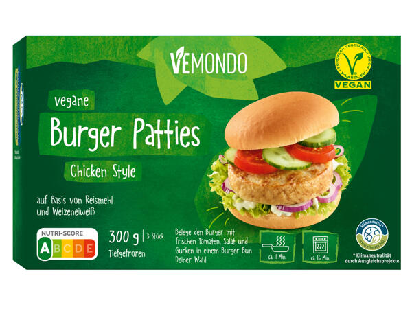 Vegane Burger Patties