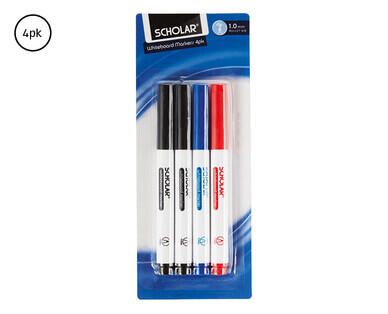 Whiteboard Markers 4pk